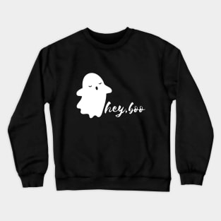 Hey, Boo, Halloween Crewneck Sweatshirt